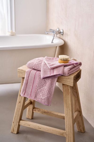 Grote Handdoek Soft Zellige Lila 70x140cm