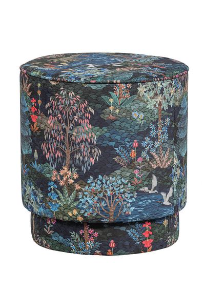 Stool High Pip Garden Dark Blue