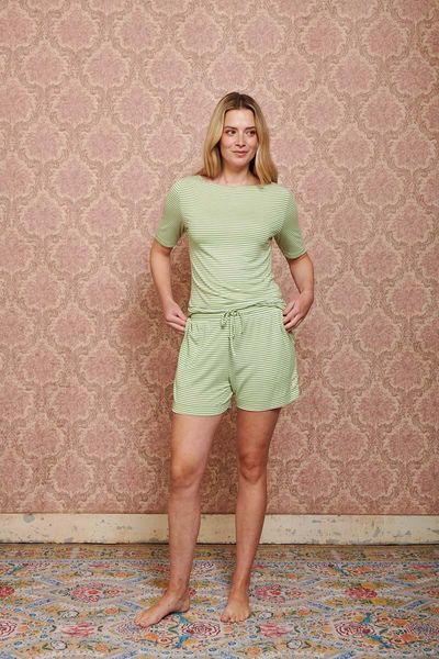 Korte Broek Little Sumo Stripe Fel Groen