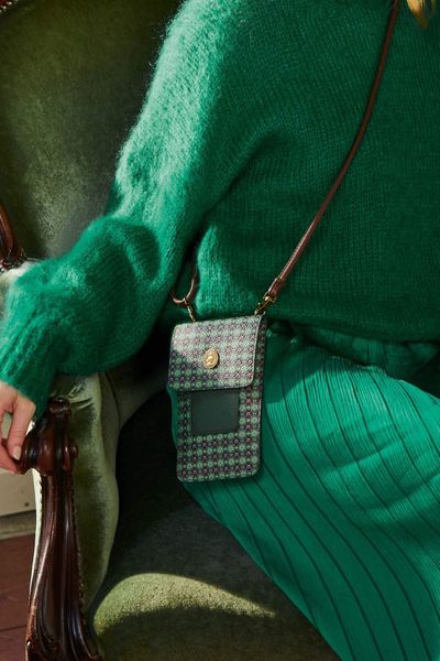Phone Bag Small Clover Green