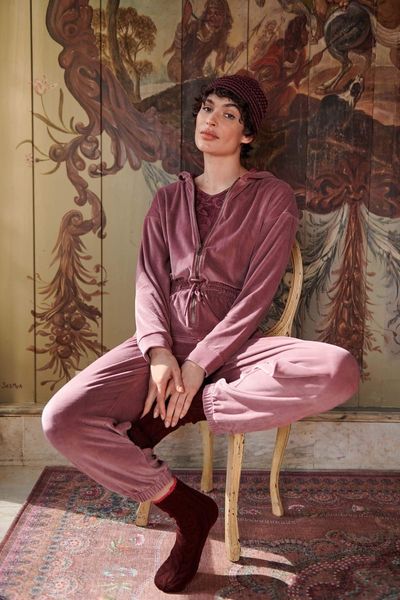 Jumpsuit Nicky Velvet Rosa Lila 