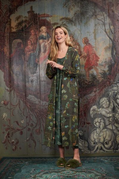 Kimono Alberi Dunkelgrun