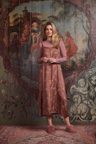 Nightdress Sleeveless Alberi Dark Pink