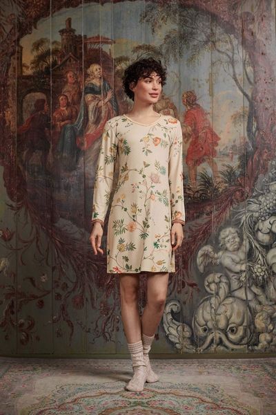 Nightdress Long Sleeve La Dolce Vita Sand 