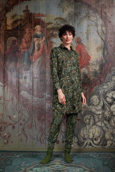 Trousers Long Tutti i Fiori Dark Green 