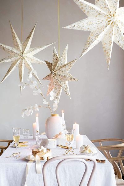 Christmas Star Lampion White 110cm