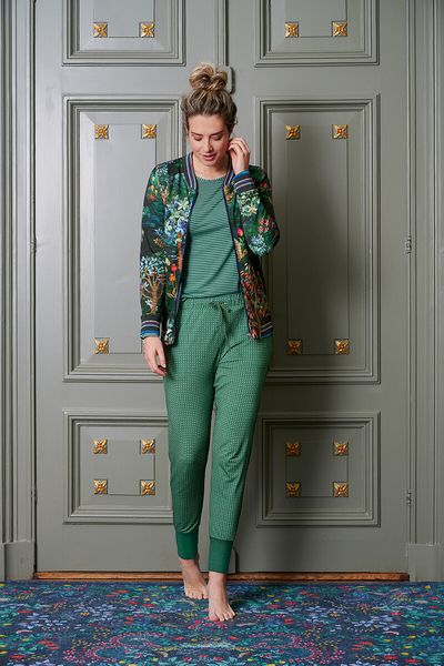 Trousers Long Star Tile Green