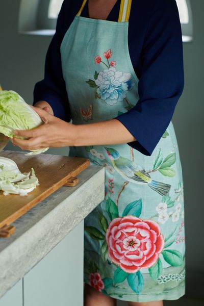 Blushing Birds Kitchen Apron all-over print