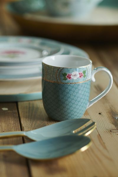 Blushing Birds Tasse klein blau