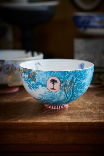 Bol Heritage Boat en Coloris Aqua 18 cm