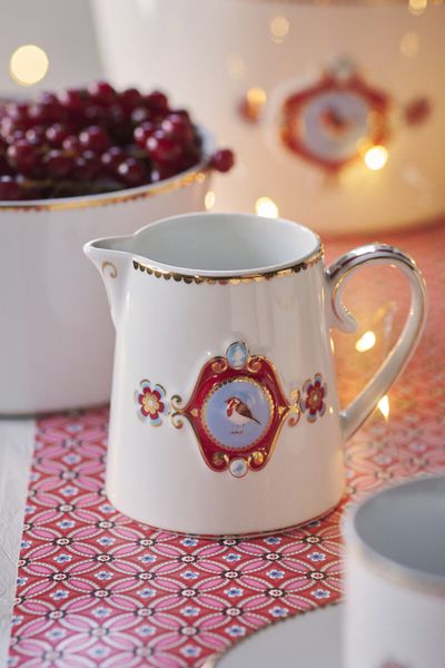 Love Birds Jug Small White