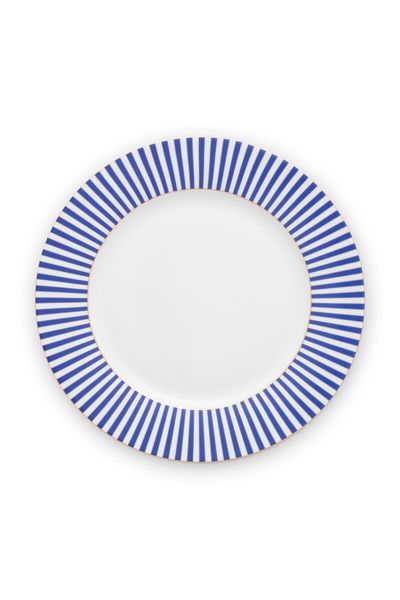Royal Stripes Dinner Plate Blue 26,5 cm