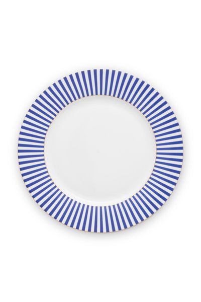Royal Stripes Dinner Plate Blue 26.5 cm 