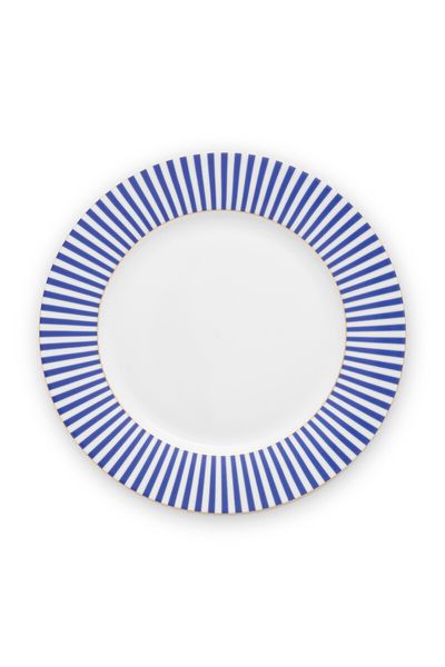 Royal Stripes Dinerbord Blauw 26.5 cm