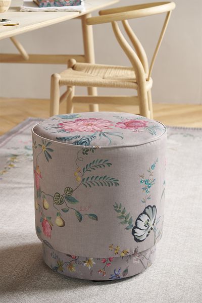 Hocker Medium Fleur Grandeur Khaki
