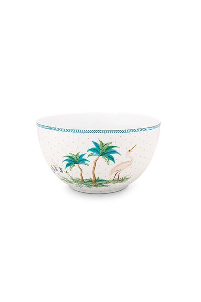 Schale Jolie Punkte Gold Blau 18cm