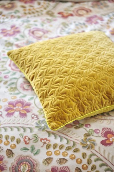 Cushion Quilty Dreams Bright Yellow