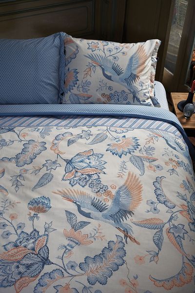 Pillowcase Royal Birds Blue