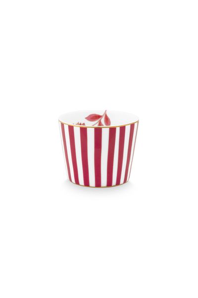 Royal Stripes Egg Cup Dark Pink