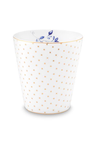 Royal Stripes Mug Dots White