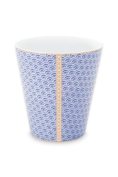 Royal Yerseke Tasse Blau Welle