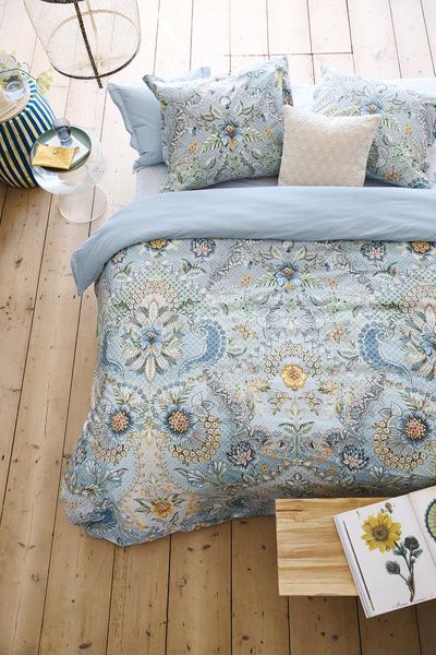 Duvet Cover Set Saluti Grandi Light Blue