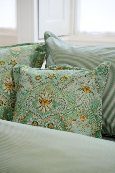 Cushion Square Saluti Piccoli Green