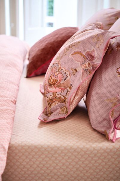 Drap-Housse Scala en Coloris Corail