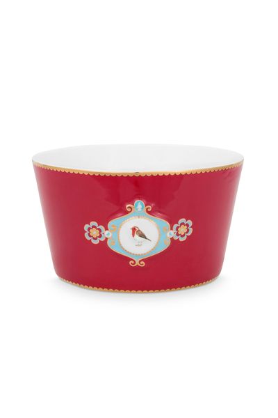 Love Birds Kom Rood 15 cm