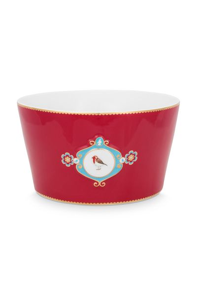 Love Birds Kom Rood 20 cm