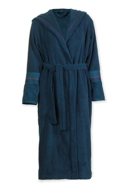 Bathrobe Soft Zellige Dark Blue