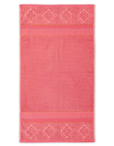 Bath towel Soft Zellige Coral 55x100 cm