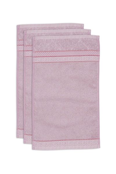 Guesttowel Set/3 Soft Zellige Lilac 30X50cm