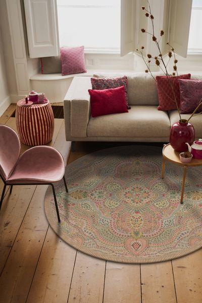 Runde Teppich Alfombra by Pip Sand