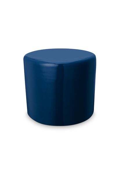 Metallhocker blau