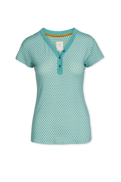 Short Sleeve Marquise Blue