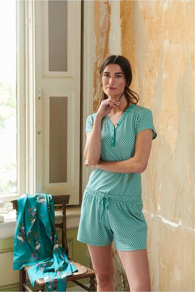 Short Sleeve Marquise Blue