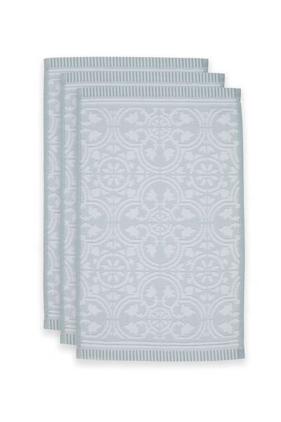 Guesttowel Set/3 Tile de Pip Light Blue 30x50 cm