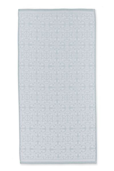 Grande Serviette de Bain Tile de Pip Bleu Clair 70x140cm