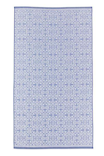 Extra Grande Serviette de Bain Tile de Pip Bleu 100x180cm