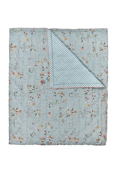 Quilt Tokyo Blossom Hellblau