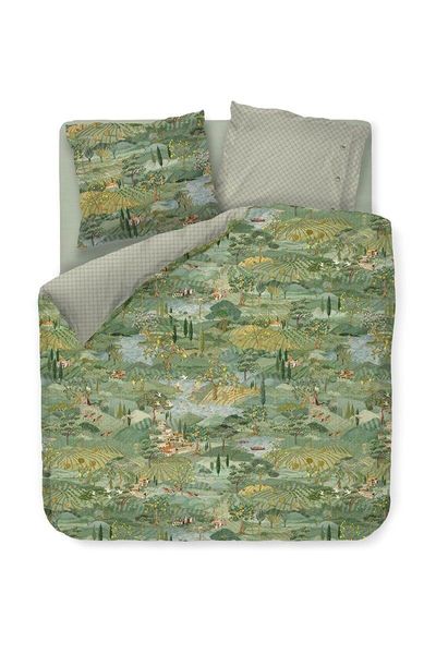 Housse de Couette Toscana en Coloris Vert