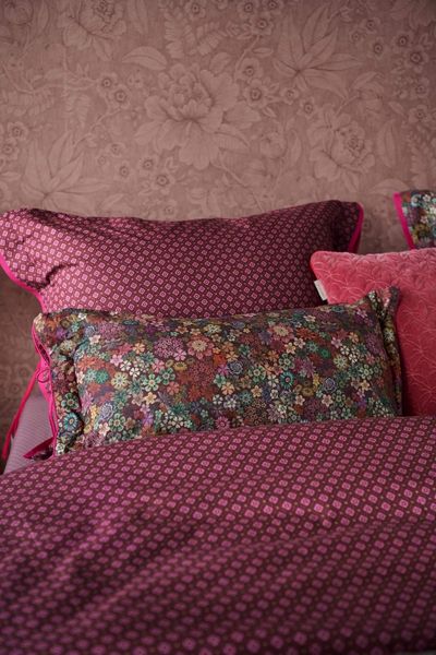 Cushion Rectangle Tutti i Fiori Dark Red