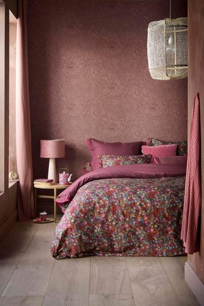 Duvet Cover Tutti i Fiori Dark Red