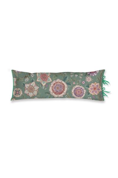 Cushion Rectangle Viva Las Flores Green