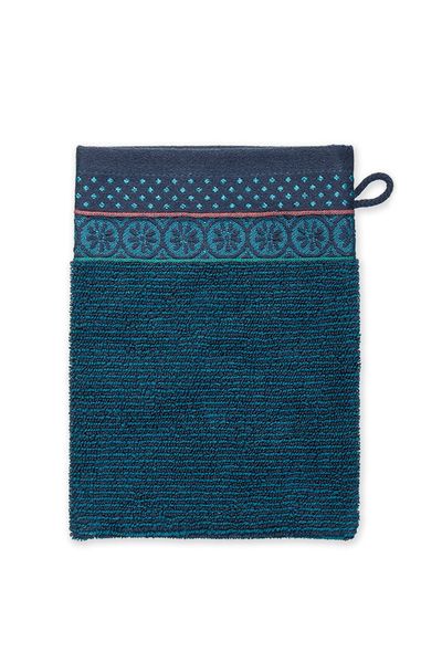 Waschlappen Soft Zellige Dunkelblau 16x22 cm