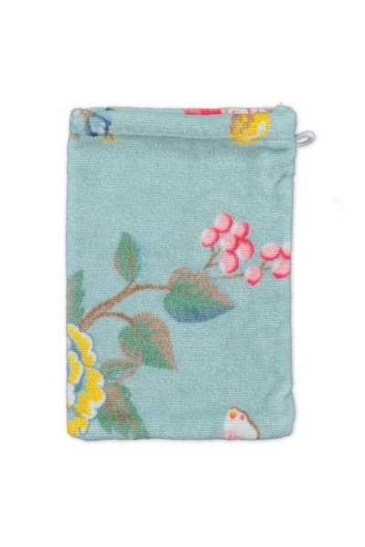 Washandje Good Evening Blauw 16x22 cm