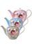 Floral Teapot Khaki