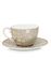 Floral Cappuccino Cup & Saucer Early Bird Khaki