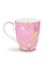 Floral Tasse groß Early Bird Rosa